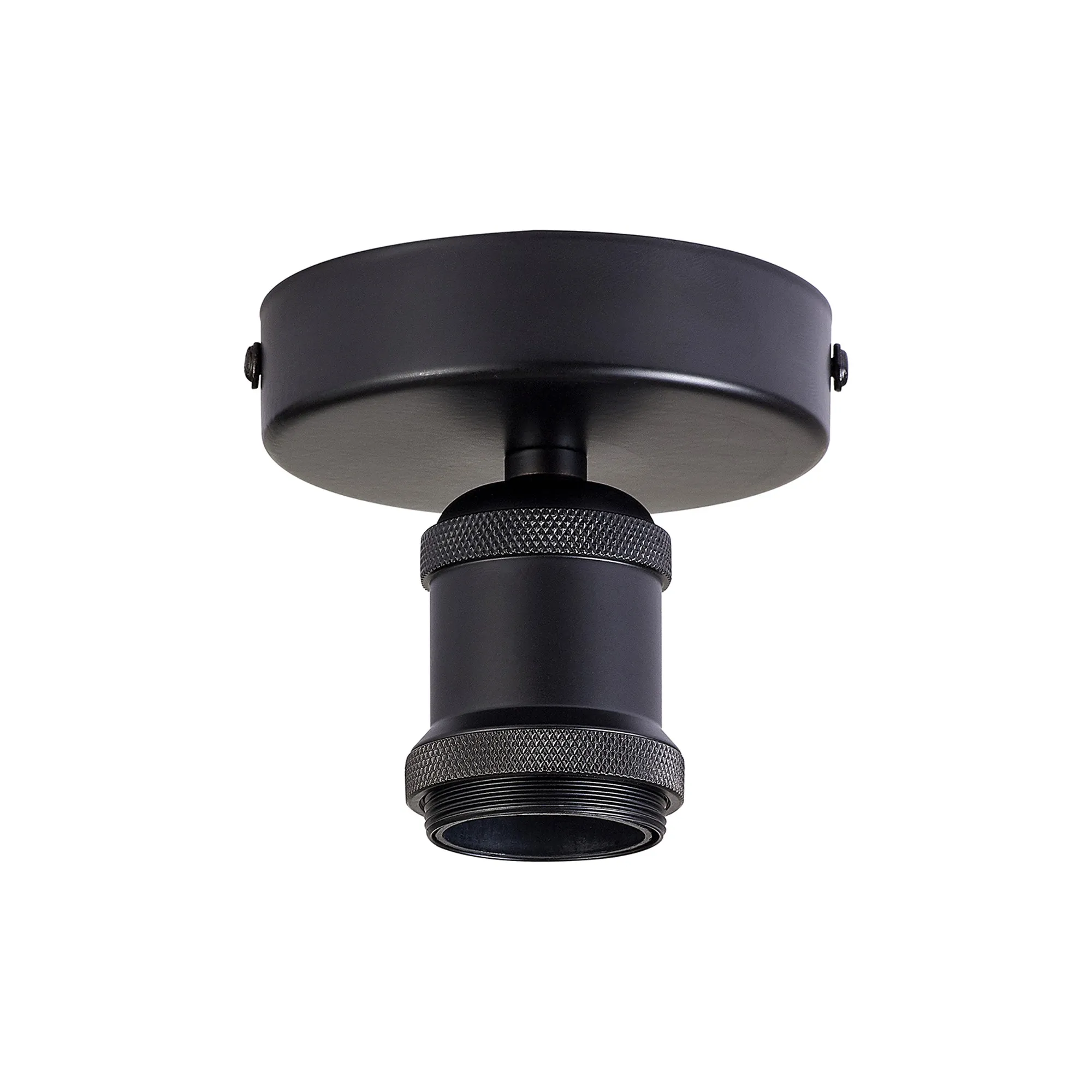 D0736  Dreifa Flush 1 Light Matt Black